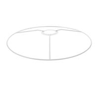 LIOOBO Cadres d'Abat-Jour Rond en Fer 30 CM E27 Base, Structure Résistante pour Lampe de Salon et Chambre Ado Garçon, Accessoire Abat Jour pour Lampadaire