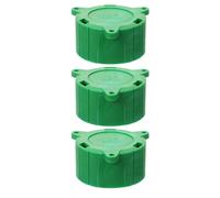 LIOOBO Capuchon de Couvercle D'attelage Vert en Plastique 3pcs pour Prise de Remorque 13 Broches, Protection Facile à Installer pour Connecteur de Remorque