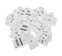 LIOOBO Cartes Entraînement Rythmiques Musicales Cartes Flash pour Apprentissage des Notes Jeu Éducation Musicale Exercices De Théorie Pratique du Rythme