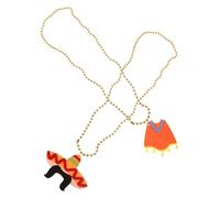 LIOOBO Collier de Fête Mexicaine en Feutre pour Adultes Pendentif Suspendu Accessoire Coloré Convient pour Fête Cinco de Mayo Décoration Unique Lot de 2