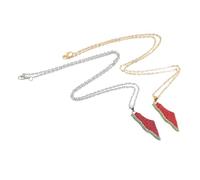 LIOOBO Collier Palestine Pendentif Carte en Acier Inoxydable, Ras-du-cou pour Présent Original Unisexe et Événements Estivaux