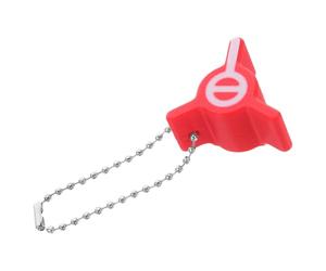 LIOOBO Correcteur de Queue de Flèche Rouge en Pla, Redresseur D'empennage Portable pour Archers Professionnels et Débutants, Outil Précis de Réglage pour Tir à l'arc