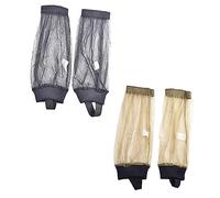 LIOOBO Couvre-Pieds Anti-Piqûres pour Activités de Plein Air Chaussettes en Coton 2 Paires pour Camping et Randonnée Protection Moustiques