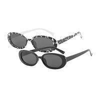 LIOOBO de Soleil Élégantes en Acétate 2 Paires de de Mode Protection Uv Accessoire de Fête Style Rétro Convient aux Femmes et Hommes Plage et Activités de Plein Air
