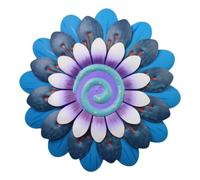 LIOOBO Décoration Murale Métal Tournesol Forme De Fleur Suspension Décorative Pour Intérieur Art Floral Pour Chambre Salon