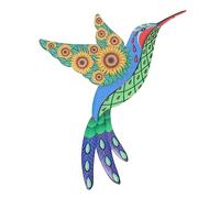 LIOOBO Décoration Murale Oiseau Métal Pendentif Sculpture Tenture Murale Pour Jardin