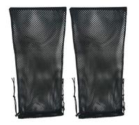 LIOOBO Ensemble de 2 Paquet en Filet à Cordon, pour Rangement Équipement Plongée et Natation, Maille Robuste, Usage Piscine et Mer