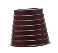 LIOOBO Entretoise Conique pour Parapluie Jardin, Protection pour Trou De Table De Patio, Cale en Plastique Résistante à La Chaleur l'abrasion, Couleur Marron, Usage Extérieur Parasol