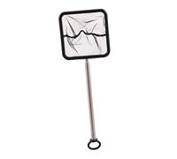 LIOOBO Épuisette pour Aquarium Acier Inoxydable Manche Extensible Filet Fin pour Poissons et Crevettes Parfait pour Entretien des Aquariums et Étangs