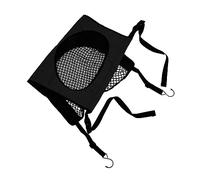 LIOOBO Filet De Protection pour Chien Voiture, Barrière De Siège Arrière en Nylon Noir, Maille Élastique Grosse Taille, Séparation Animaux pour Voiture Familiale Et Voyage