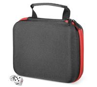 LIOOBO Grand Paquet à Dés à Fermeture Éclair en Fibre Synthétique Compartiments Divisés et Poche en Filet, Facile D'accès pour Miniatures et Cartes Lors D'événements Locaux ou Jeux