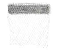 LIOOBO Grillage Galvanisé Hexagonal en Fer Argenté 0,6 Pouce Maille Résistant aux Intempéries pour Clôture de Jardin et Protection des Cultures en Extérieur