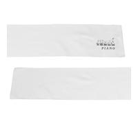 LIOOBO Housse de Clavier de Piano et Couvre-clavier 88 Touches en Polyester, Protection Anti-poussière Tissu Résistant pour Piano Droit