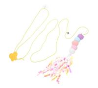 LIOOBO Jouet Balançoire pour et Corde Réglable Suspendu Polyester Chat D'insecte Ventouse Extensible Cartoon pour Exercice Aérobie Auto-Jeu