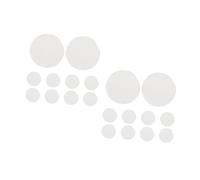 LIOOBO Lot De 10 Outils De Joint Ronds Pour Tampon De Colle - Design Portable Et Pratique Pour Artisanat Et Réparation