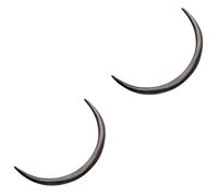 LIOOBO Lot De 2 Épingles à Cheveux En Bois Vintage - Bâtons à Cheveux Chinois En Forme De Lune - Fourche à Cheveux Incurvée Pour Coiffures Élégantes Accessoires De Cheveux