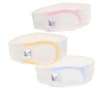 LIOOBO Lot de 3 Ceintures de Fixation en Coton Confortable pour Couches Bébé, Empêchant le Glissement des Couches, pour Poupon, Différentes Couleurs Disponibles Couleur Aléatoire
