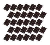LIOOBO Modèles Miniatures Chocolatées 30 Pièces pour Décoration Maison Miniature et Atelier de Délices, Légers