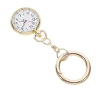 LIOOBO Montre Infirmière Lumineuse à Quartz avec Porte Clés Montre Portable avec Attache Clé pour Sac Pratique pour Infirmier