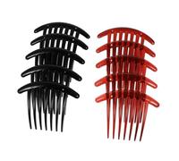 LIOOBO Peigne à Chignon Banane Décoratif - 10 Pcs Peignes à Cheveux Pour Femmes - Accessoires De Coiffure Élégants Pour Créer Des Chignons Sophistiqués