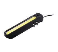 LIOOBO Phare LED Puissant pour Trottinette Électrique 5/5.5/6.5 Pouces en Plastique Noir, Éclairage Sûr pour Sports de Plein Air