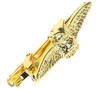 LIOOBO Pince à Cravate pour Costume D'affaires Couleur Or en Alliage Robuste Motif Chouette Classique pour Mariages et Occasions Formelles