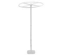 LIOOBO Support de Filet pour bébé en Acier Blanc, Accessoire sécurisé pour moustiquaire de lit et berceaux, conçu pour Usage Net