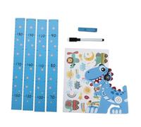 LIOOBO Tableau De Croissance Pour Garçon Fille Avec Stickers Muraux Animaliers Règle De Mesure Amovible Pour Garçon Fille