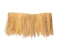 LIOOBO Toiture en Paille Artificielle Décorative pour Gazebo Jardin, Simulation De Toit en Herbe Mexicain, 1m x 0,5m Multicolore, Panneau Synthétique Résistant pour Décoration Extérieure