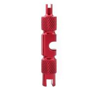 LIOOBO Valve De Vélo Tube De Valve De Pneu Démonter Noyau De Valve Multi-Fonction Supprimer Outils pour Presta Schrader Tube (Rouge)
