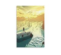LIOONS Poster de film Into The Wild - Peinture décorative sur toile - Poster mural et image d'art moderne pour chambre à coucher - 20 x 30 cm