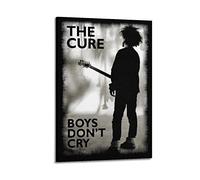 LIOONS Poster décoratif sur toile « Music Boys Dont Cry The Cure » - Décoration murale moderne pour chambre à coucher - 20 x 30 cm