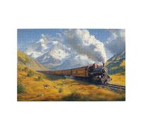 Liorosa 1000 pièces de puzzle en bois pour adultes dans la nature, couleurs vives, idéal pour la détente et le plaisir en famille, œuvre d'art unique pour les adultes, défi pour vous-même