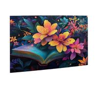 Liorosa 500 pièces de puzzle en bois pour adulte Révélation botanique, puzzle magique stimulant, chaque pièce est unique, idéal pour la relaxation et le plaisir en famille, cadeau pour les amateurs de