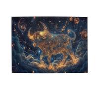 Liorosa 500 pièces de puzzle en bois pour adulte, Taureau étoilé, douze constellations charmantes, Taureau astrologique, complet avec la famille et les amis, exercice des compétences pratiques et de