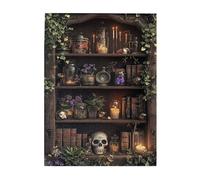 Liorosa Alchemy Lab - Puzzle de 500 pièces pour adultes, art fantastique sombre, esthétique classique vintage, complet avec famille et amis, idéal pour les soirées de jeux