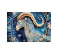 Liorosa Beau puzzle Capricorne pour adultes 1000 pièces, puzzle Capricorne Dream Art des douze signes du zodiaque, un cadeau amusant pour les amateurs d'astrologie et exercice cérébral stimulant