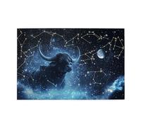 Liorosa Beaux puzzles Taureau pour adultes de 1000 pièces, puzzle classique en bois douze constellations, idéal pour les soirées de jeu, profitez du processus de résolution de puzzles