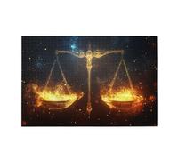 Liorosa Casse-tête Cosmic Scales of Justice pour adultes 1000 pièces, art mythique fantastique en bois de qualité supérieure, pièces qui s'emboîtent parfaitement, défi pour vous-même, cadeaux pour