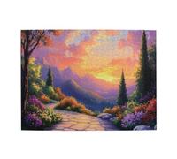 Liorosa Casse-tête pour adultes de 500 pièces, beau paysage naturel, esthétique des couleurs douces, profitez du processus de résolution de puzzle, complet avec la famille et les amis