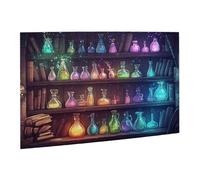 Liorosa Color Potions Puzzle de 500 pièces pour adultes, puzzle amusant en bois de potions magiques de dessin animé, vibrant et unique, plaisir à la fois du corps et de l'esprit, cadeaux pour les amis