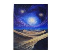 Liorosa Cosmic Whirlpool Puzzle pour adultes 500 pièces, nébuleuse Vortex sur les montagnes du paysage de rêve, merveilleuse imagination, défi pour vous-même, complet avec famille et amis