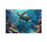 Liorosa Diverse Underwater World Puzzle de 1000 pièces pour adultes, paysage d'animaux marins unique, exercice cérébral stimulant, assemblage pratique de votre décoration d'intérieur, cadeau pour un