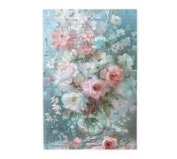 Liorosa Florist'S Reverie Puzzle en bois de 1000 pièces pour adulte, bouquet délicat dans des teintes aquarelles, art de la nature morte, loisirs exploratoires et défis, profitez du processus de
