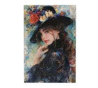 Liorosa Garden'S Secret Puzzles pour adultes 1000 pièces, femme élégante, cadeau anti-stress, brainstorming pour soulager le stress, idéal pour la relaxation et l'affichage pour les amateurs de puzzle