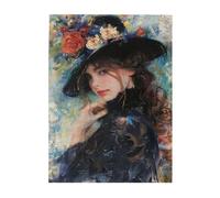 Liorosa Garden'S Secret Puzzles pour adultes 500 pièces, femme élégante, cadeau anti-stress, brainstorming pour soulager le stress, idéal pour la relaxation et l'affichage pour les amateurs de puzzle