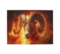 Liorosa Lot de 500 puzzles de mouton passionnés pour adultes, illustration d'animaux fantastiques, chaque pièce est unique, passe-temps exploratoire et défis, assemblage pratique de votre décoration