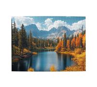 Liorosa Lot de 500 puzzles pour adultes - Paysage de forêts naturelles - Charmant bord du lac - Superbe œuvre d'art - Design unique et beau - Puzzle adapté pour divertir en famille pendant les