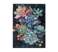 Liorosa Midnight Garden - Puzzle en bois de 500 pièces pour adultes, plantes grasses avec paysage nocturne aquarelle, chaque pièce est unique, plaisir à la fois corps et esprit, profitez du processus