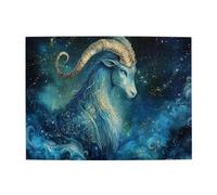 Liorosa Puzzle Capricorne fantastique pour adultes de 500 pièces, puzzle Capricorne exquis et étrange, idéal pour la relaxation et le plaisir en famille, brainstorming pour soulager le stress